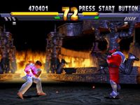 une photo d'Ã©cran de Street Fighter EX 2 Plus sur Sony Playstation